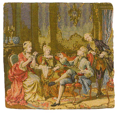 D155-917-18*18 R&M (2L) Tapestries: Tapestry gallery - Over 1500 tapestries and tapestry decorating accessories - Finest quality - Wide selection - Competitive prices - Source for wholesale tapestry 