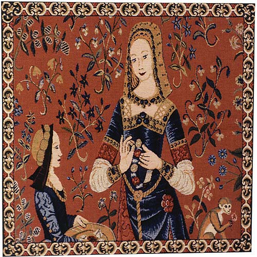 D155-923-18*18 Medieval (1130) Tapestries: Tapestry gallery - Over 1500 tapestries and tapestry decorating accessories - Finest quality - Wide selection - Competitive prices - Source for wholesale ta
