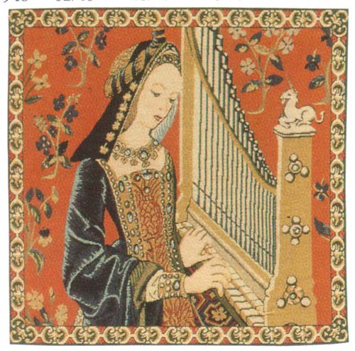 D155-925-18*18 Louie  (948) Tapestries: Tapestry gallery - Over 1500 tapestries and tapestry decorating accessories - Finest quality - Wide selection - Competitive prices - Source for wholesale tapes