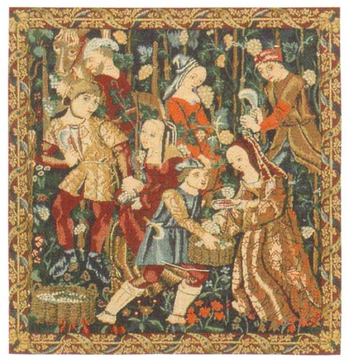 D155-932-18*18 Medieval (883) Tapestries: Tapestry gallery - Over 1500 tapestries and tapestry decorating accessories - Finest quality - Wide selection - Competitive prices - Source for wholesale tap
