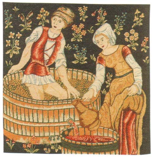 D155-933-18*18 Medieval (1029) Tapestries: Tapestry gallery - Over 1500 tapestries and tapestry decorating accessories - Finest quality - Wide selection - Competitive prices - Source for wholesale ta
