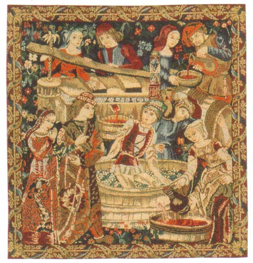 D155-935-18*18 Medieval (884) Tapestries: Tapestry gallery - Over 1500 tapestries and tapestry decorating accessories - Finest quality - Wide selection - Competitive prices - Source for wholesale tap