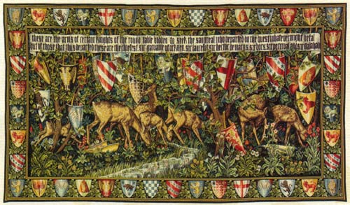 D155-972-56*96 Deer & Shields Tapestries: Tapestry gallery - Over 1500 tapestries and tapestry decorating accessories - Finest quality - Wide selection - Competitive prices - Source for wholesale tap