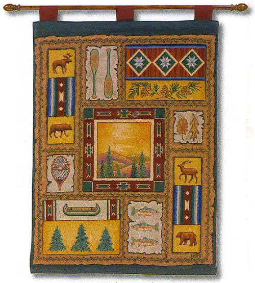 D155-997-26*36 North Woods Tapestries: Tapestry gallery - Over 1500 tapestries and tapestry decorating accessories - Finest quality - Wide selection - Competitive prices - Source for wholesale tapest