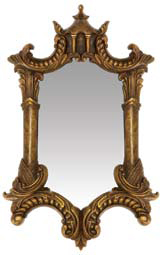 C151-26-5353M Gold Plume Sterling Mirrors