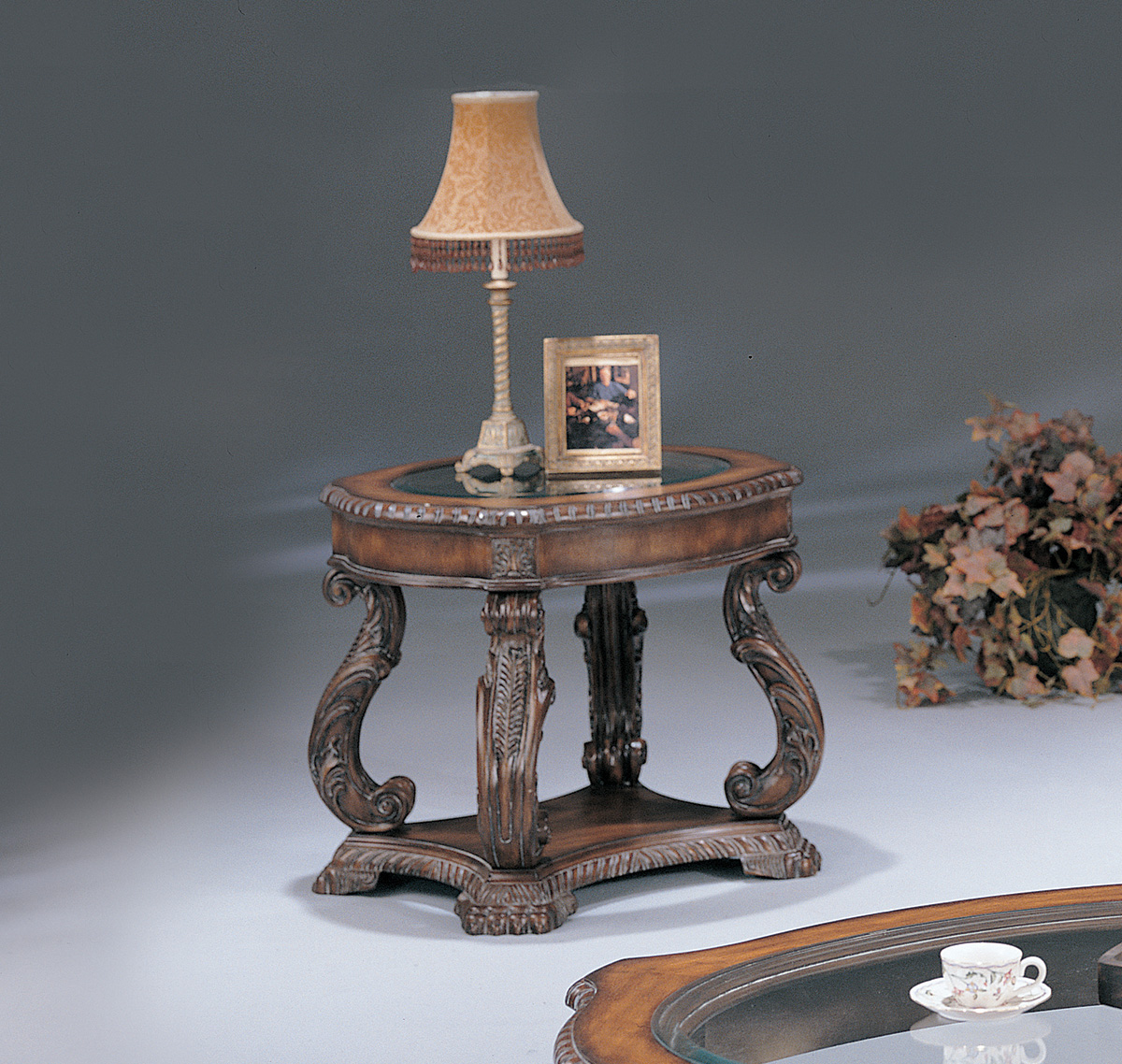 D159-3891 By Coaster End Table Brown Finish