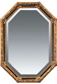 C151-40-2376M Inlay Octagon Sterling Mirrors