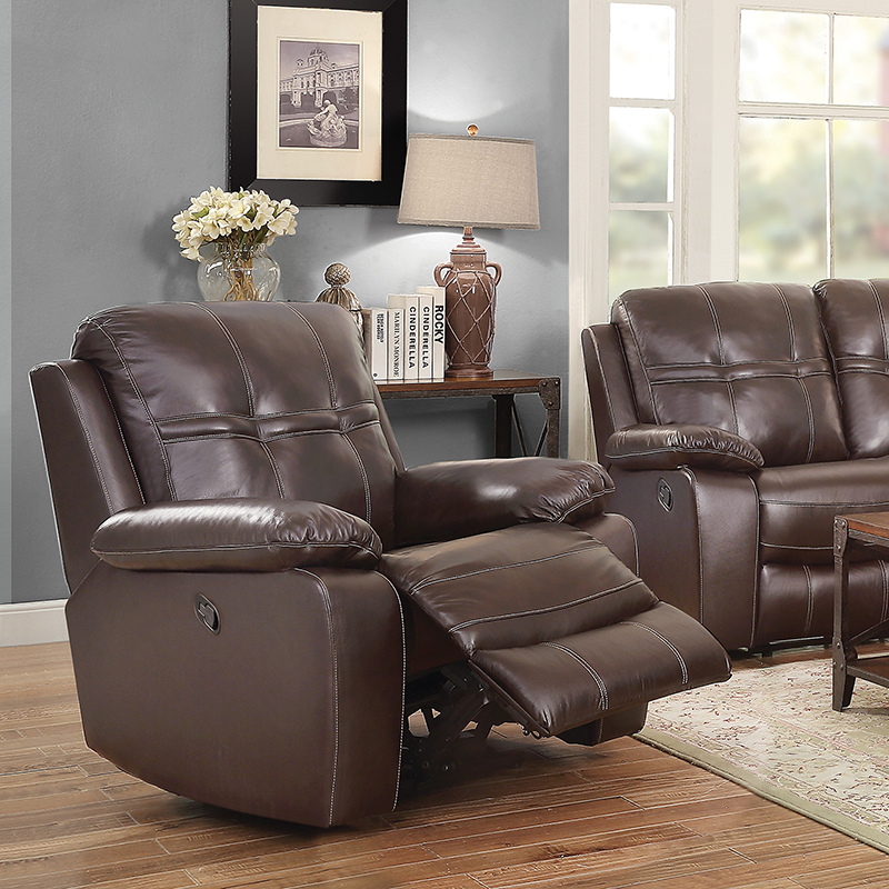 D159-601633 By Coaster Glider Recliner Brown Finish