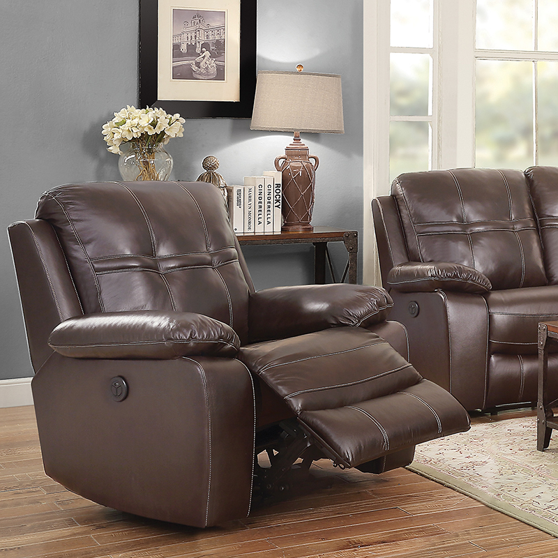 D159-601633P By Coaster Power Recliner Brown Finish