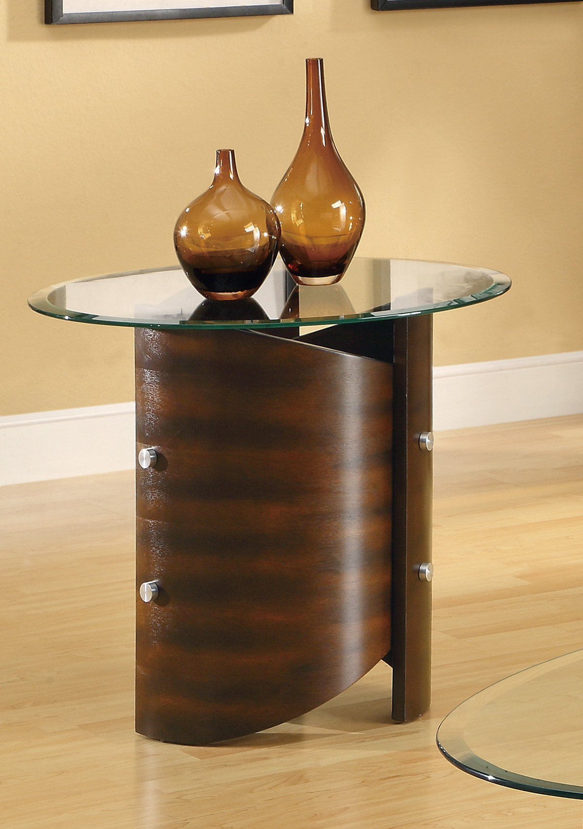 D159-701747 By Coaster End Table Cappuccino Finish