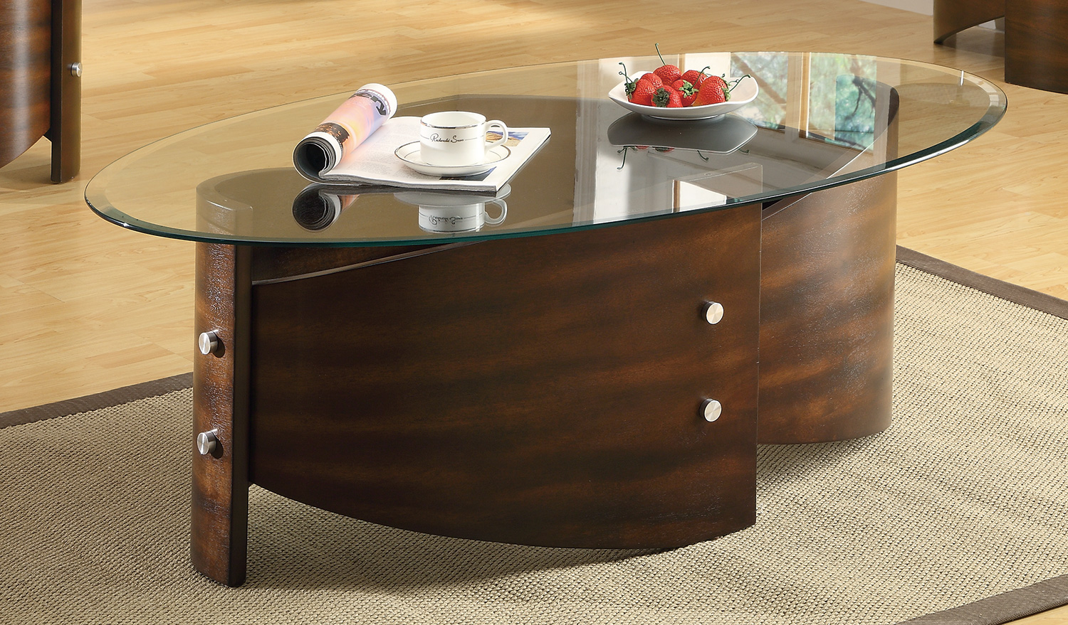 D159-701748 By Coaster Coffee Table Cappuccino Finish