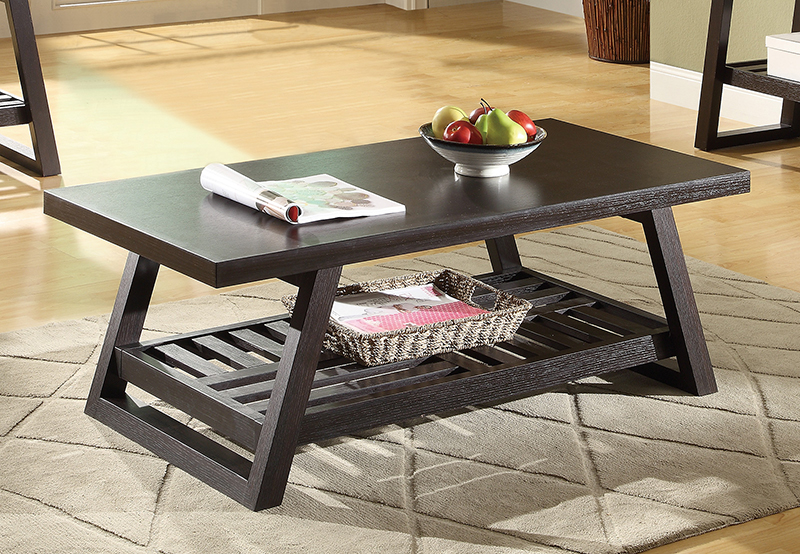 D159-701868 By Coaster Coffee Table Cappuccino Finish