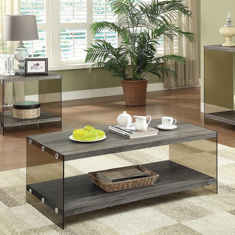 D159-701968 By Coaster Coffee Table Grey Finish