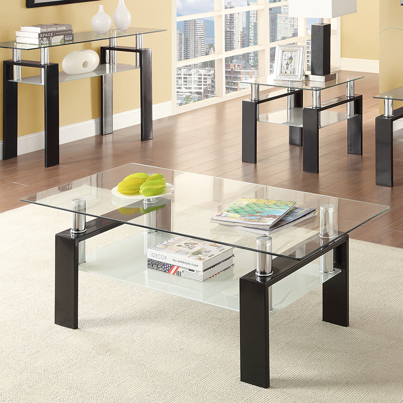 D159-702288 By Coaster Coffee Table Black Finish