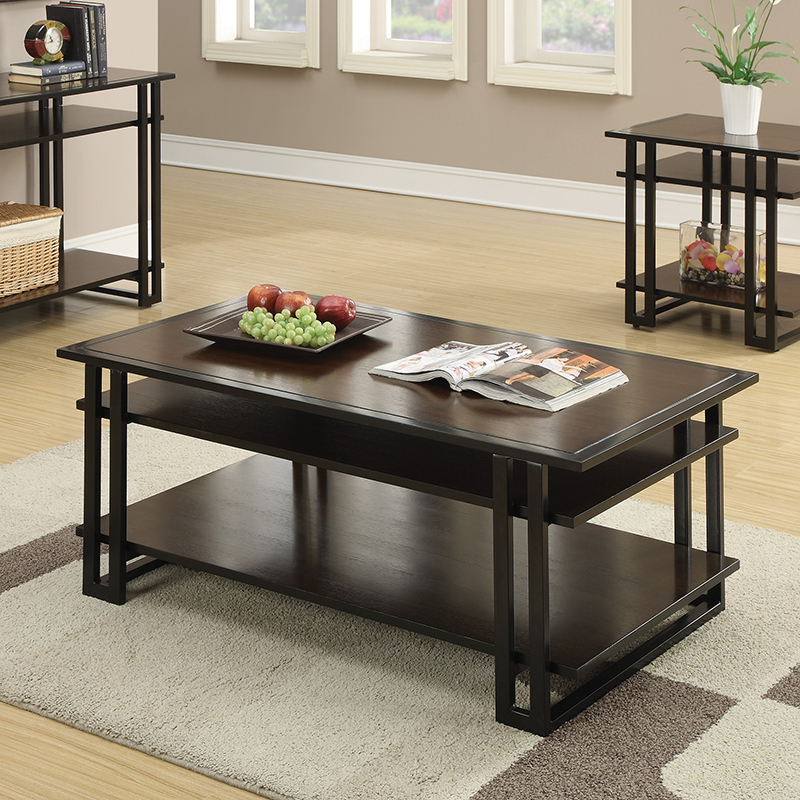 D159-703298 By Coaster Coffee Table Brown Finish