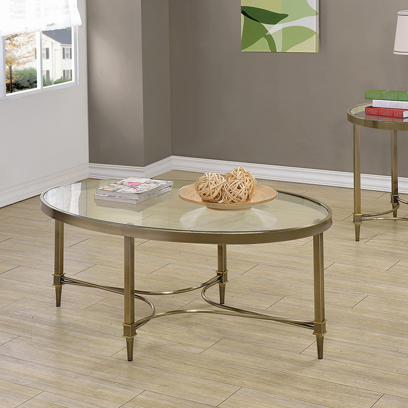 D159-703508 By Coaster Coffee Table Bronze Finish