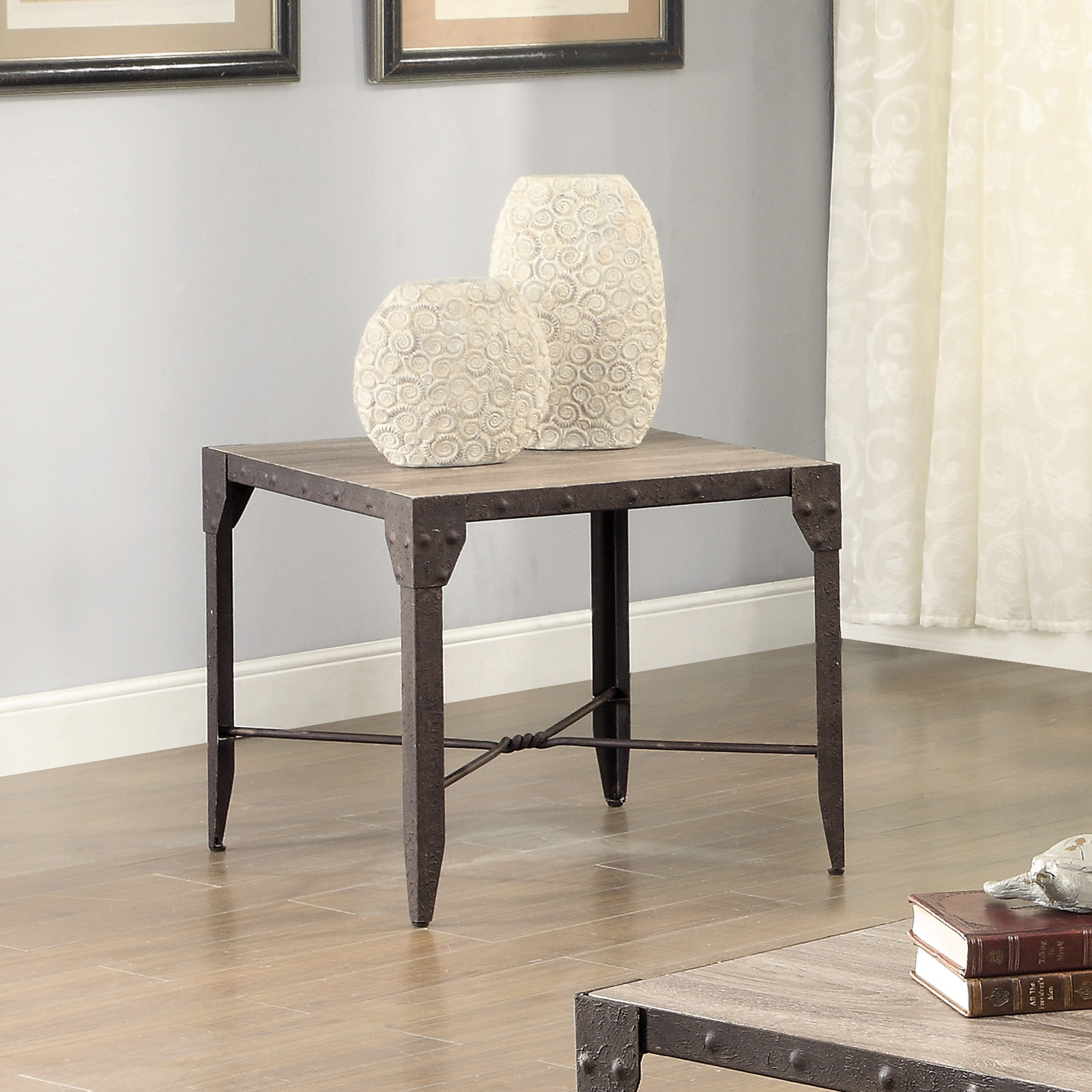 D159-703697 By Coaster End Table Black Finish