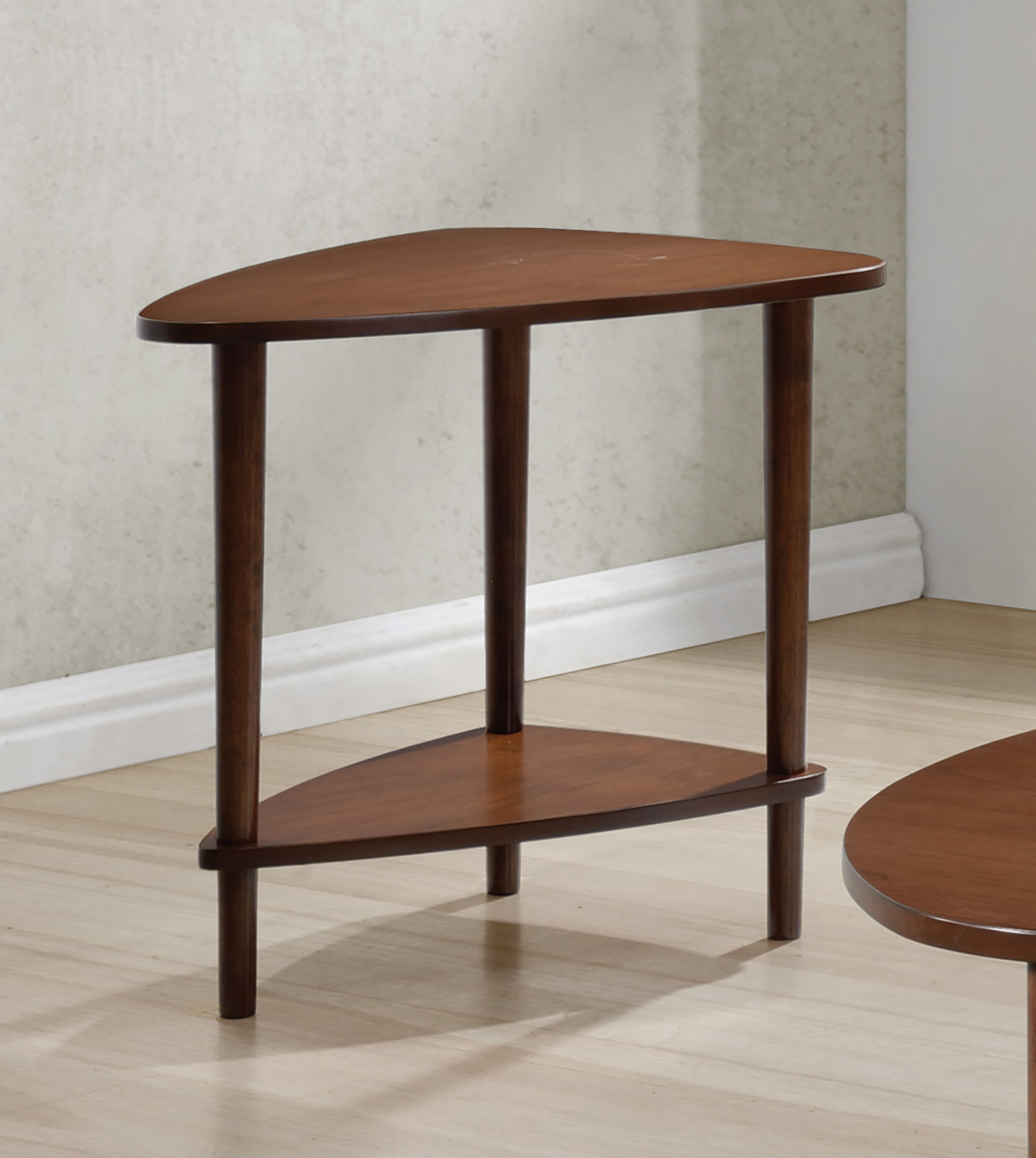 D159-704057 By Coaster End Table Dark Walnut Finish