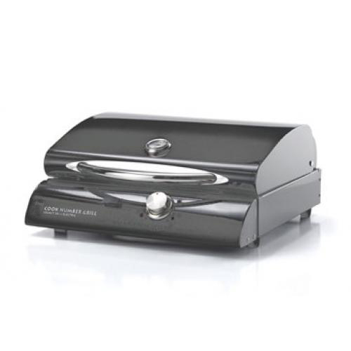 D169-CNE20 By Outdoor GreatRoom-Charcoal Grey Finish 20" Electric Grill in Charcoal Grey with 1 Knob