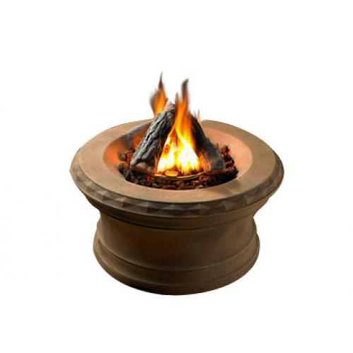 D169-SANTAFE-361 By Outdoor GreatRoom- Santa Fe LP/NG Campfire w/Tan Vinyl Cover