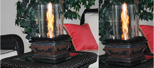 D169-SERENITY By Outdoor GreatRoom- Serenity Fire Pit - Venturi Flame 