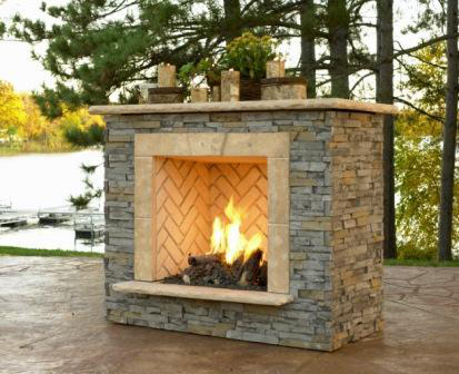 D169-SIERRA42-LP-UF By Outdoor GreatRoom- Sierra 42 Fireplace - LP Version