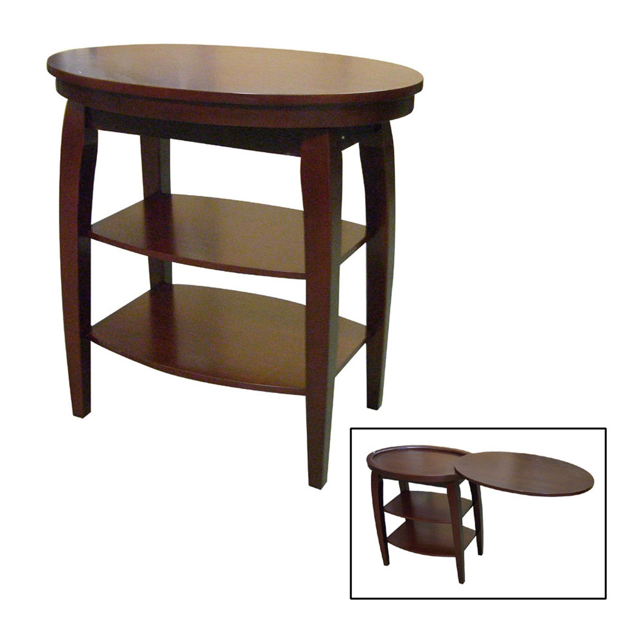 T142S-H-136 By Ore International Magazine Table - Cherry