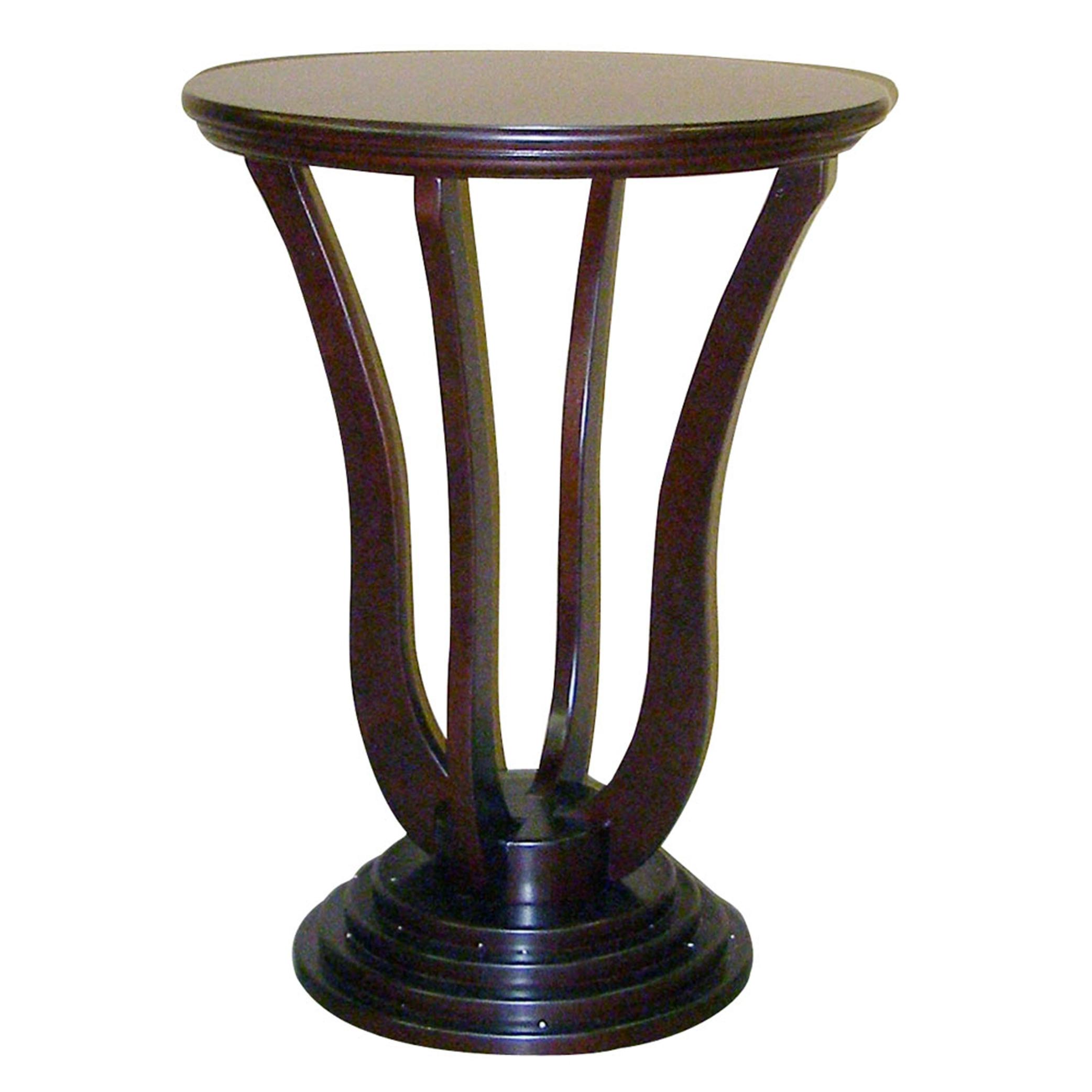 T142S-H-140 By Ore International 26.5" Dita Accent Table - Cherry