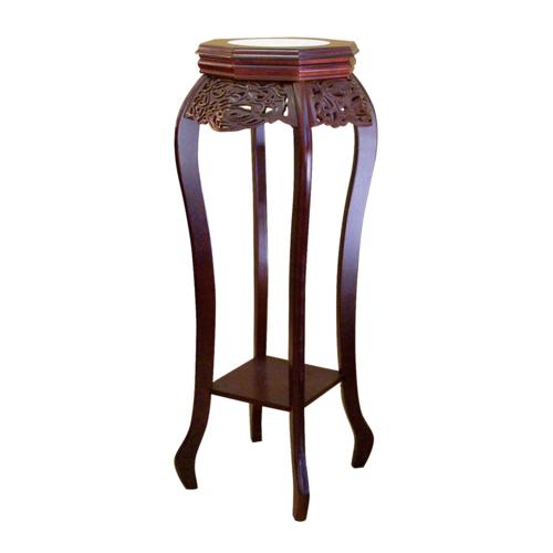 T142S-H-33 By Ore International Cherry Flower Stand with Ceramic Top