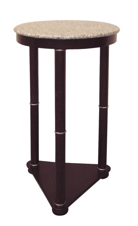 T142S-H-5 By Ore International Round End Table - Cherry