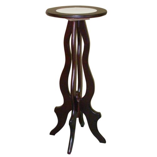 T142S-H-8E2 By Ore International 33.5" Elan Pedestal Table - Cherry